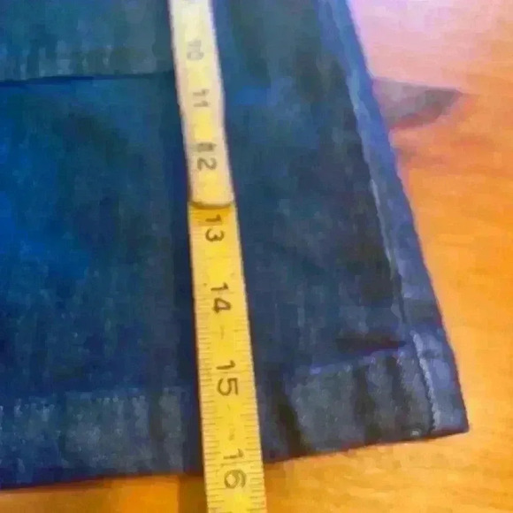 Madewell Denim Zip Up Mini Skirt Blue Size 29 Medium/Dark Wash Front Pocket - Picture 9 of 11